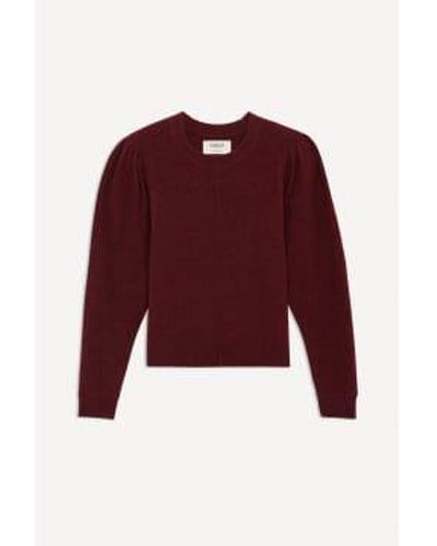 Ba&sh Bordeaux Chine Yaly Sweater 3 - Red