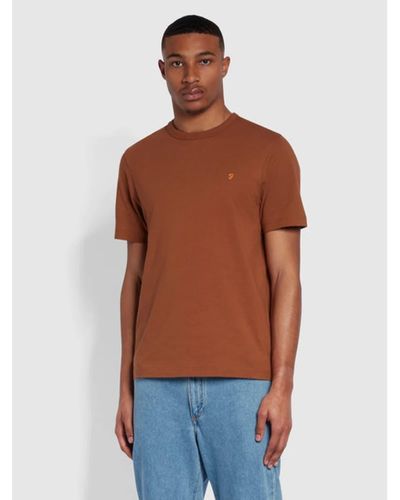 Farah Golden Danny T Shirt - Marrone