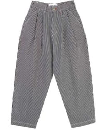 L.F.Markey Stripe Mega Slacks 8 - Gray