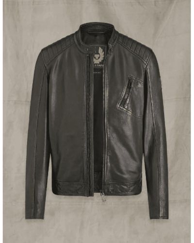 Belstaff Chaqueta cuero V Racer 2.0 - Gris