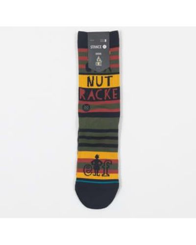 Stance X elfe collaboration fils chaussettes en noir - Bleu