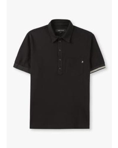 Replay Mens polo -hemd in schwarz