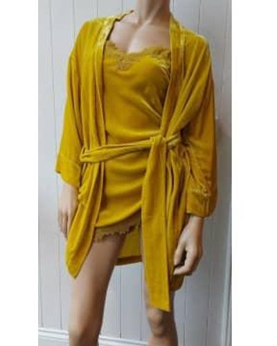 Vivis Dany Short Kimono - Yellow