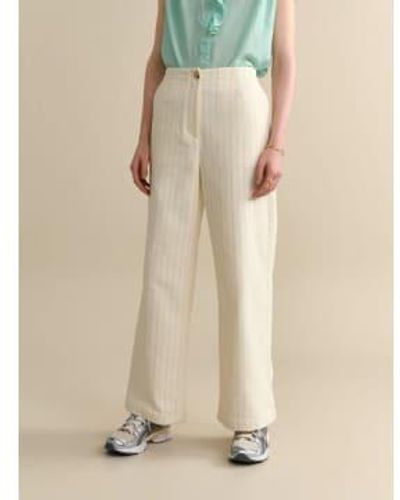 Bellerose Dorris pantalon Stripe - Neutre