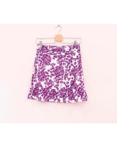 Berenice Ruffles Skirt 36 - Purple