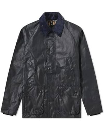 Barbour Classic Bedale Wax Jacket Navy 42 - Black