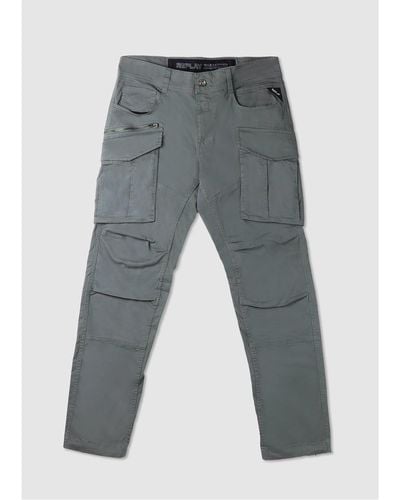 Gray Replay Pants for | Men Lyst