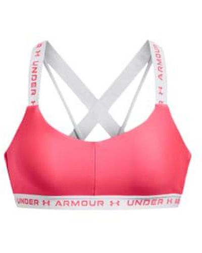 Under Armour Top Crossback Low Shock M - Pink