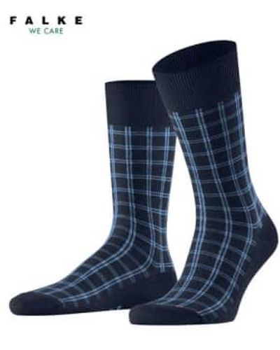 FALKE Space Modern Tailor Socks 39-43 - Blue