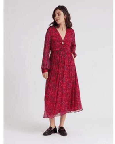 Idano Aslaug Dress Size 0 - Red