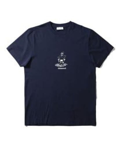 Edmmond Studios Plain Navy T-shirt S / - Blue
