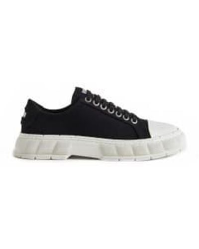 Viron 1968 Black Recycled Canvas Toe-cap Low