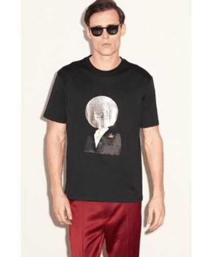 Limitato Disco Face T Shirt Large - Black