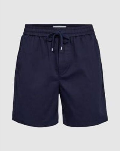 Minimum Jennus Maritime Shorts S - Blue