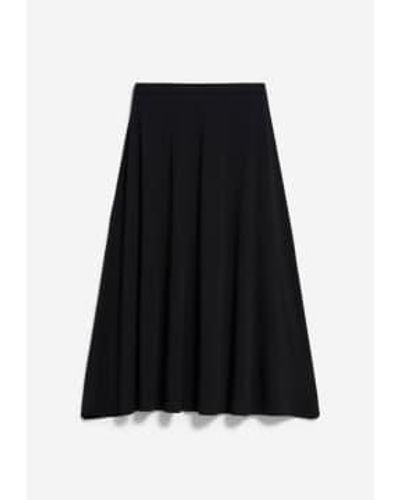 ARMEDANGELS Ileniaa Laraa Jersey Skirt S - Black