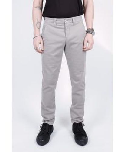 Transit Cotton Stretch Regular Fit Chinos Taupe Extra Large - Gray
