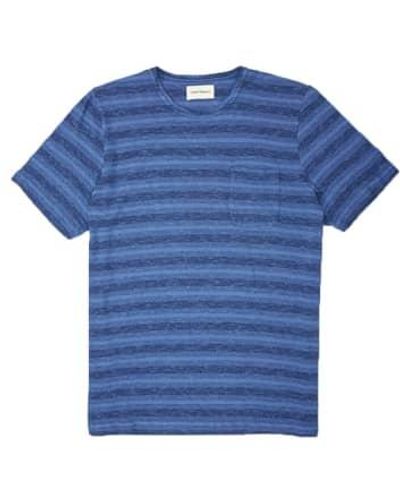 Oliver Spencer Olis T Shirt Dark - Blu