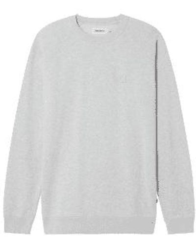 Thinking Mu Sweat-shirt sol blue melange - Gris