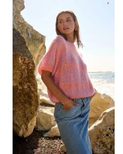 Noella Riri Knit Apricot Sweater L/xl - Multicolor