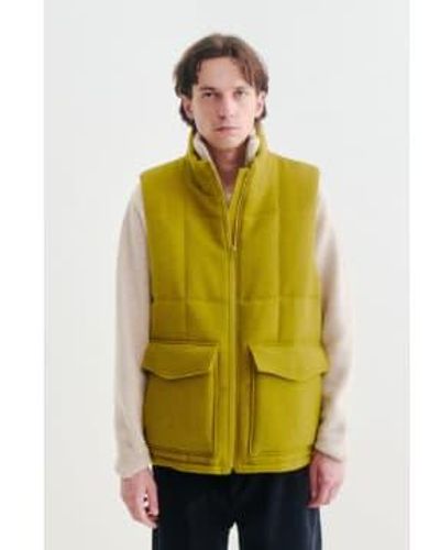 A Kind Of Guise Wiseman Vest Pea L - Yellow