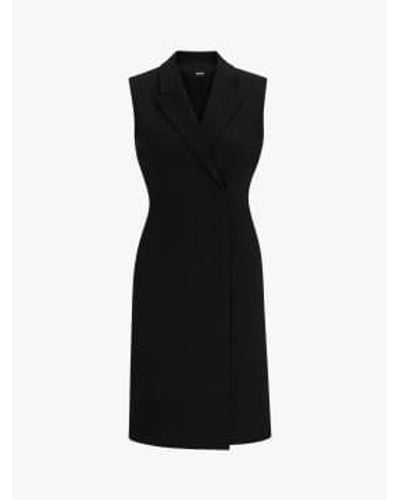BOSS Dekava Sleeveless Blazer Dress Size: 12, Col: 12 - Black