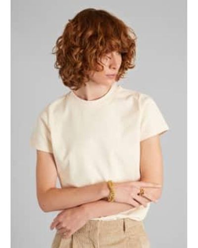 L'Exception Paris T-shirt en coton biologique lourd - Blanc
