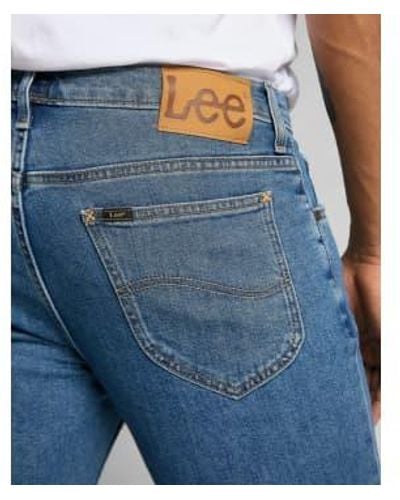 Lee Jeans Rir Coupe Slim Délavage moyen - Bleu