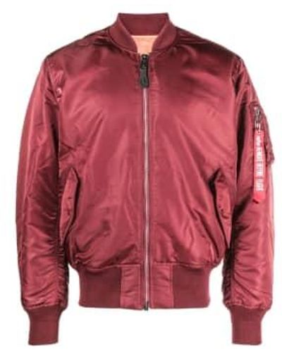 Alpha Industries Classic Ma-1 Jacket Burgundy S - Red
