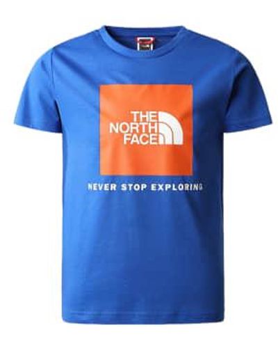 The North Face T -shirt redbox junior summit blau