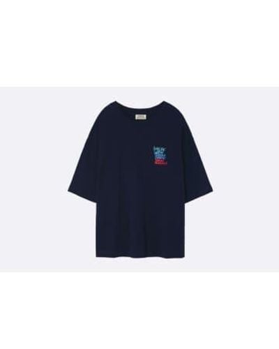 Loreak Mendian Eubak T-shirt S / Navy - Blue