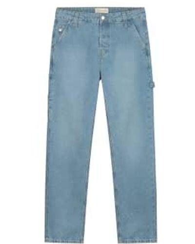 MUD Jeans Jeans Will Works en pierre épaisse - Bleu