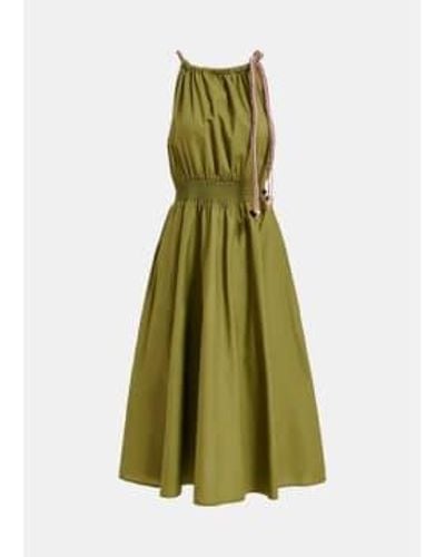 Essentiel Antwerp Olive Fergie Dress / 36 - Green