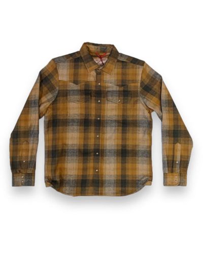 Iron & Resin Somis Flannel Shirt - Brown