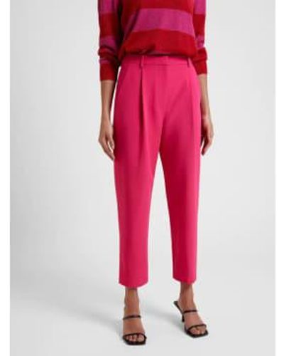 Great Plains Evening Crepe Tailored Trouser Christmas - Rosso