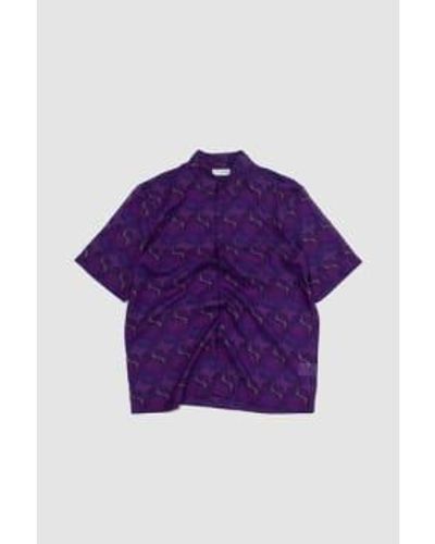 Dries Van Noten Clasen Shirt 46 - Purple