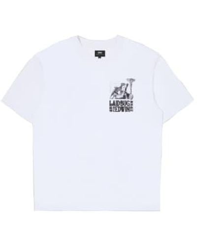 Edwin Yusuke isao kurzärmeliges t-shirt - Weiß