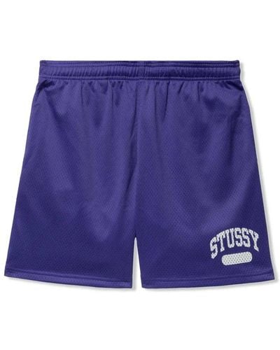 Stussy Arch-Mesh-Shorts - Blau