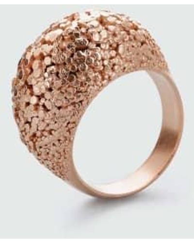 RADIAN jewellery Crystal Ring Or Or Rosegold - Bianco