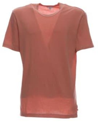 James Perse T-shirt Mlj3311 Spzp 1 - Pink