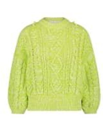 FABIENNE CHAPOT Lovely Suzy Pullover With 3/4 Sleeve - Green