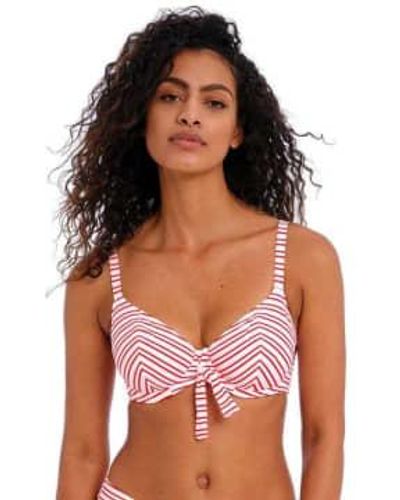 Freya New Shores U/w Plunge Bikini Top - Red