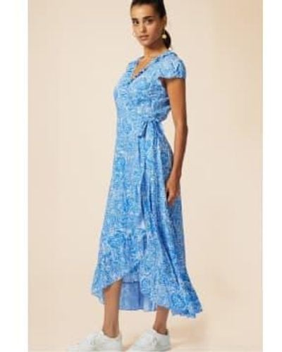 Aspiga Demi Wrap Dress - Blue