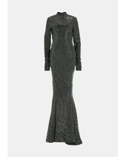 Essentiel Antwerp Equina Mermaid Sequin Dress - Nero