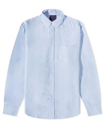 Portuguese Flannel Sky Belvista Shirt S - Blue
