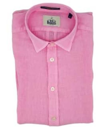 B.D. Baggies Camicia Bradford Uomo Bright Pink - Rosa