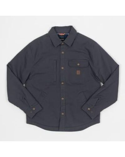 Brixton Builders Lined Jacket In Ombre - Blu