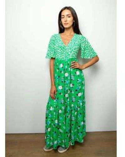 Primrose Park Pamela Print Maxi Dress Xs / - Green