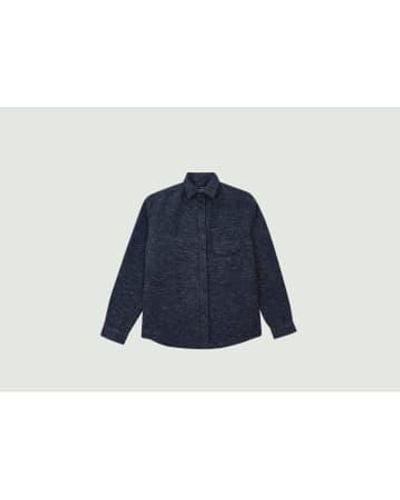 Portuguese Flannel Soft Rude Shirt L - Blue