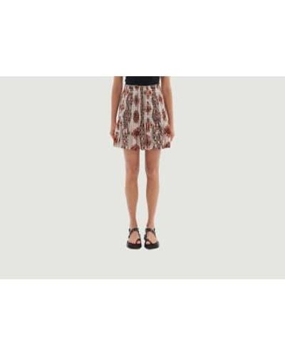 IRO Tomie Print Skirt - Bianco