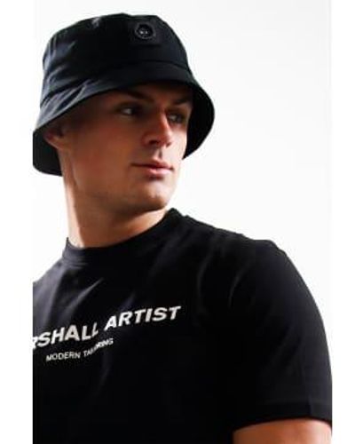Marshall Artist Siren Wash Cotton Bucket Hat M-l - Black
